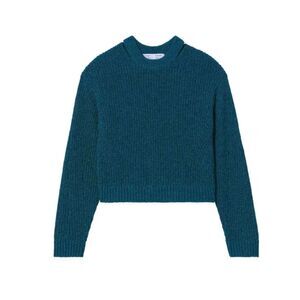 Proenza Schouler White Label Marled Cutout Sweater in Blue